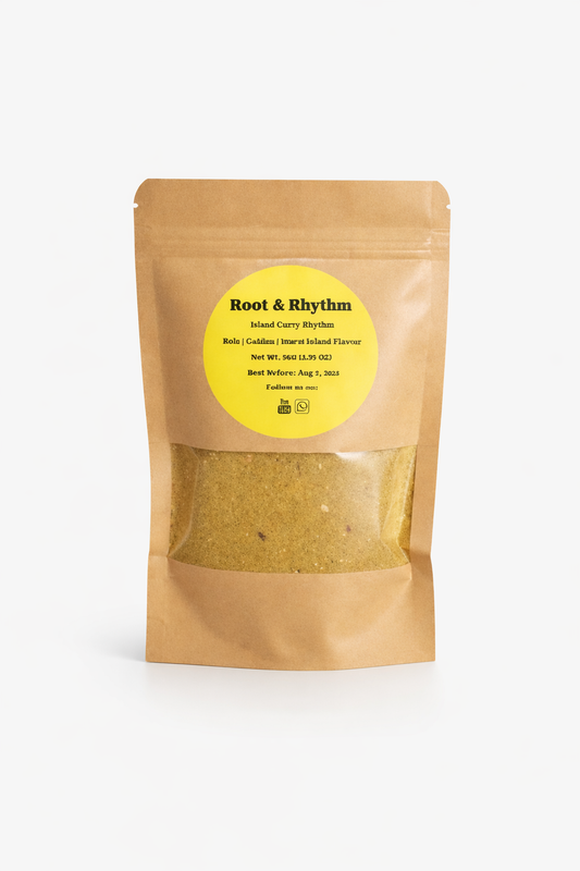 Root & Rhythm Island Curry Rhythm – Authentic Caribbean Curry Spice Blend (3.35 oz / 95g)