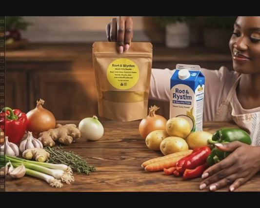 Root & Rhythm Island Curry Rhythm – Authentic Caribbean Curry Spice Blend (3.35 oz / 95g)